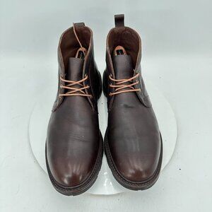 Allen Edmonds Alpine Men Size 12D Dark Brown Leather Plain Toe Ankle Chukka Boot